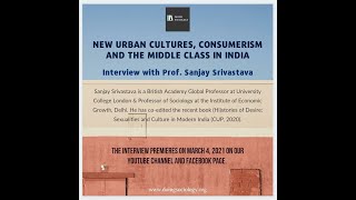 New Urban Cultures Consumerism and the Middle Class in India Sanjay Srivastava [upl. by Gordy35]