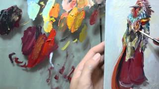 HOW TO  Concept Art Oil Painting [upl. by Aizahs]