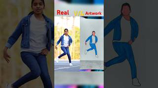 Real And Flipbook Comparison  10 Din Ki Mehnat Please Support Artist 🙏🙏🙏 [upl. by Wolram]