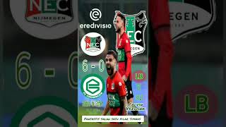 NEC NIJMEGEN VS GRONINGEN 60 PILAR TIMNAS CALVIN VERDONK LUAR BIASA football eredivisie timnas [upl. by Downs]