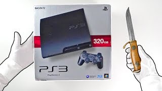 PS3 SLIM UNBOXING Sony Playstation 3 Console in 2019 [upl. by Aisnetroh]