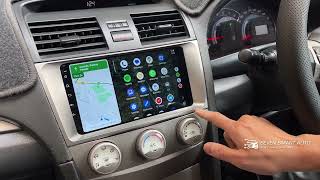 Nakamichi Car Infotainment System Android Auto Demonstration [upl. by Hogen]