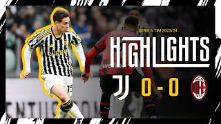 HIGHLIGHTS  JUVENTUS 00 MILAN  SERIE A  Matchday 34 [upl. by Nebe]