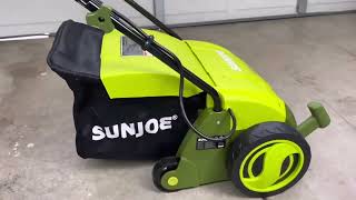 Sun Joe AJ801E 12 Amp 13 Inch Electric Dethatcher and Scarifier reivew [upl. by Stella]