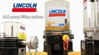 Lincoln Industrial ALS pump filling options [upl. by Eima]