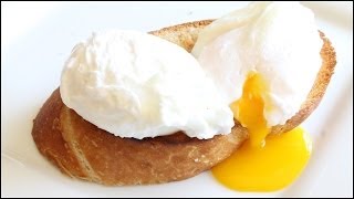 How To Perfectly Poach Eggs  Poached Eggs Recipe [upl. by Wilkey]