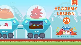 Endless Learning Academy  Lesson 29  SUN RAIN WIND SNOW MUD  Originator Games [upl. by Anihsit170]