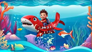 baby Shark Doo doo doo song ।। lyrics song baby shark Toddler songsbabyshark [upl. by Emmey]