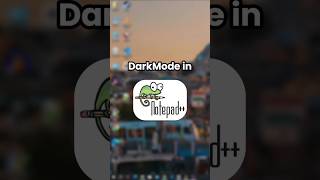 Enable Dark Mode in Notepad shorts [upl. by Bloomer599]