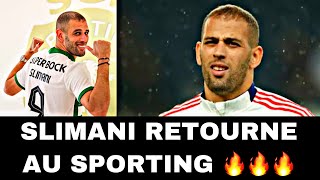 SLIMANI RETOURNE AU SPORTING 🔥🔥🔥 [upl. by Naharba]