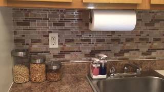 Crystiles DIY Peel amp Stick Backsplash for Kitchen and Bathroom [upl. by Oruntha150]