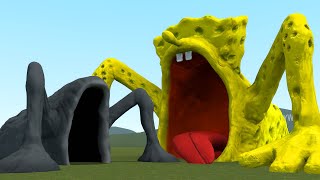 SEA EATER VS NEW SPONGEBOB EATER VS SHIN SONIC EATER in Garrys Mod [upl. by Lema561]