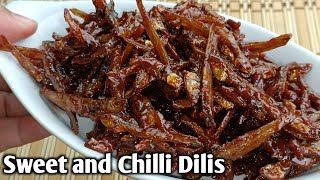 Sweet and Spicy Dried Dilis by mhelchoice Madiskarteng Nanay [upl. by Helenka701]