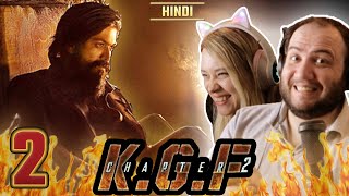 KGF Chapter 2 Rocky Entry Scene  Part 2  Movie Reaction  KGF 2  Hindi [upl. by Zebe]