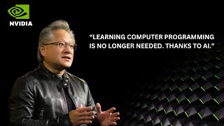 Nvidia CEO says learning computer programming is no longer needed [upl. by Merete831]