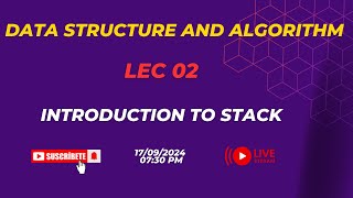 Introduction to StackLec02CS Learning with Rumpain Bengali wbscte dsa cst stack [upl. by Alessig393]