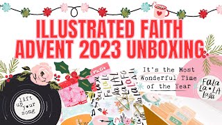 ILLUSTRATED FAITH ADVENT UNBOXING 2023 [upl. by Allin]