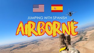 TACPs Jump Into Spain With Spanish Paratroopers [upl. by George]