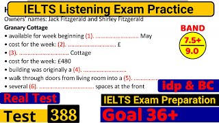 IELTS Listening Practice Test 2023 with Answers Real Exam  388 [upl. by Nakah]