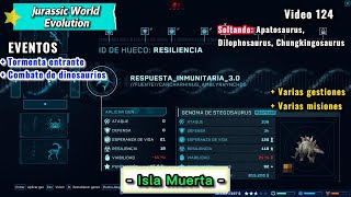 Jurassic World Evolution Soltando Apatosaurus Dilophosaurus Chungkingosaurus Video  124 Leer↓ [upl. by Barncard876]