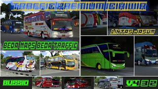 Traffic Premium Icikiwir Jasum  Beda Maps Beda Traffic  Bussid V432 [upl. by Anglim]