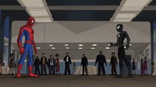 Spectacular SpiderMan 2008 Black Suit SpiderMan vs Chameleon part 1 [upl. by Cammi]