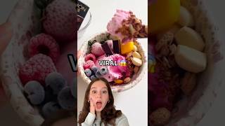 I Made VIRAL DRY YOGURT 😱😳🍓🥣 how to make dried yogurt [upl. by Llewkcor]