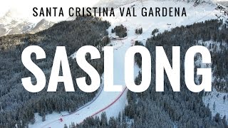 Santa Cristina di Val Gardena pista Saslong [upl. by Nelehyram]