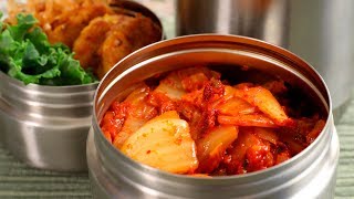 Stirfried kimchi dosirak Kimchibokkeum lunchbox 김치볶음 도시락 [upl. by Waldon]