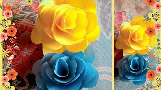 Pepper flower making at home decor ideasEasy Beautiful pepper Rose flowers 🌺🌹 [upl. by Cristionna]