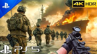 ATTACK ON US CARGO SHIPS  Realistic Ultra Graphics Gameplay 4K60FPS COD Advanced warfare [upl. by Annoda]