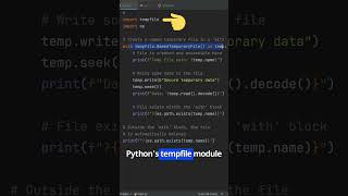 Master Pythons Tempfile Module Secure amp Efficient File Handling 🚀 [upl. by Mackey]