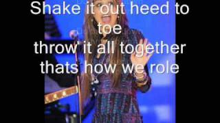 Hannah Montana Hoedown Throwdown lyrics [upl. by Lonne132]