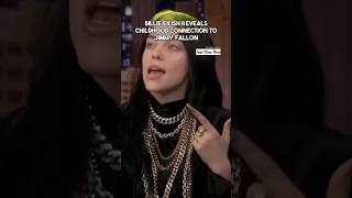 Billie Eilish Reveals Childhood Connection to Jimmy Fallon trending justviewnow shorts [upl. by Ahsilad]