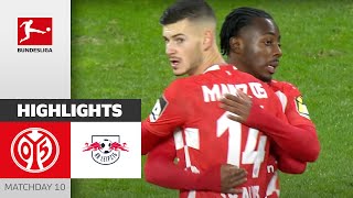 IMPORTANT Win vs Leipzig  Mainz 05  RB Leipzig 20  Highlights  Matchday 10 Bundesliga 2324 [upl. by Boeke]