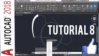 polyline edit command in Autocad 2018  modify polyline in autocad 2018 [upl. by Allebram]