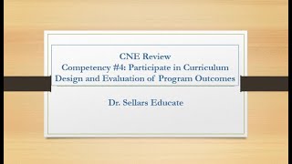 Snapshot 9 CNE ReviewCompetency 4 [upl. by Baily932]