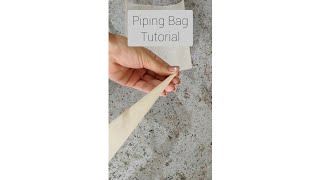 How to Make Piping Bag from Baking Paper  Piping Bag Tutorial [upl. by Celeski398]