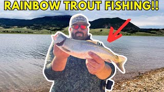 Eagle Nest Lake CATCHING RAINBOW TROUT [upl. by Otiv]