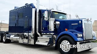 Kenworth with Super Sleeper 2023 W900 156quot Extended Cab Long Haul SEMI [upl. by Effy]