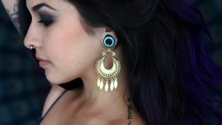 How I Wear Earrings with Stretched Ears [upl. by Eirac]