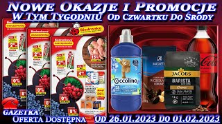 Biedronka Nowa Gazetka Promocyjna Od Czwartku 26012023  W Tym Tygodniu  Nowe Okazje i Promocje [upl. by Donahoe]