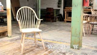 How to make a Windsor Chair by Warren Chair Works [upl. by Atterehs930]