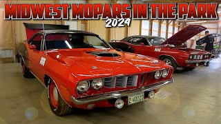 MASSIVE MOPAR CAR SHOW Muscle Cars  Classic Cars  Mopars in the Park 2024 Rare Muscle Cars [upl. by Parfitt]