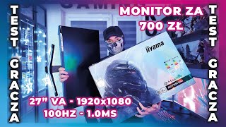 Monitor iiyama G2755HSU 27quot 1920x1080 VA 100Hz 10 ms Tani monitor dla graczy Prezentacja [upl. by Fante]