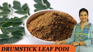 DRUMSTICK LEAF PODI  Mrs Vahchef [upl. by Munt]