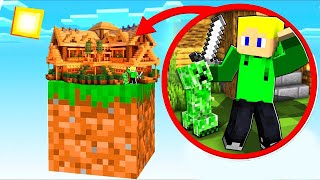 Minecraft de az EGÉSZ VILÁG egyetlen PICI BLOCKBÓL áll [upl. by Ahsemad]