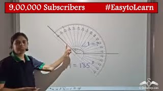 Drawing and Measuring Angles using Protractor  Basic Geometry  Class 7  CBSE  NCERT  ICSE [upl. by Ravid]