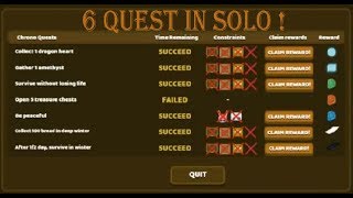 STARVEIO  6 Quests Solo Challenge [upl. by Livvi]