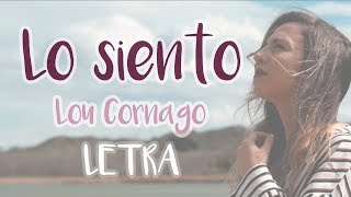 LO SIENTO  LOU CORNAGO LETRA BERET COVER [upl. by Rubenstein]